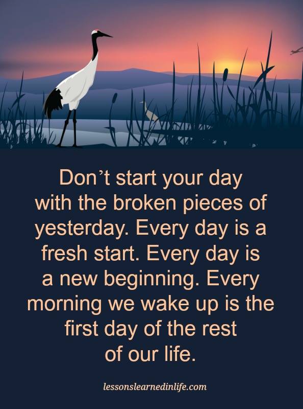 Don't start your day